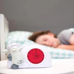 Duracell Zazu Kids Sam Das Schaf Pädagogischer Wecker Kinder - Schlaftrainer Kinder - Für Mädchen Und Jungen - Intelligentes Lernen Von Schlafen Und Aufwachen Mit LED Kinderwecker - Grau -Kinder Welt Verkauf 0680569805577 2