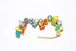 Cubika Holzfädelspiel - Fröhlicher Fische -Kinder Welt Verkauf 13647 16