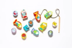 Cubika Holzfädelspiel - Fröhlicher Fische -Kinder Welt Verkauf 13647 3