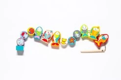 Cubika Holzfädelspiel - Fröhlicher Fische -Kinder Welt Verkauf 13647 9