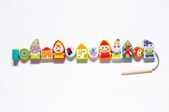 Cubika Holzfädelspiel - Glückliche Zwerge -Kinder Welt Verkauf 13654 3