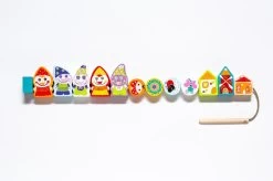 Cubika Holzfädelspiel - Glückliche Zwerge -Kinder Welt Verkauf 13654 4