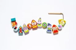 Cubika Holzfädelspiel - Glückliche Zwerge -Kinder Welt Verkauf 13654 5