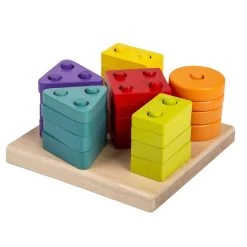 Cubika Sortierset Sechs Farben Aus Holz -Kinder Welt Verkauf 13814