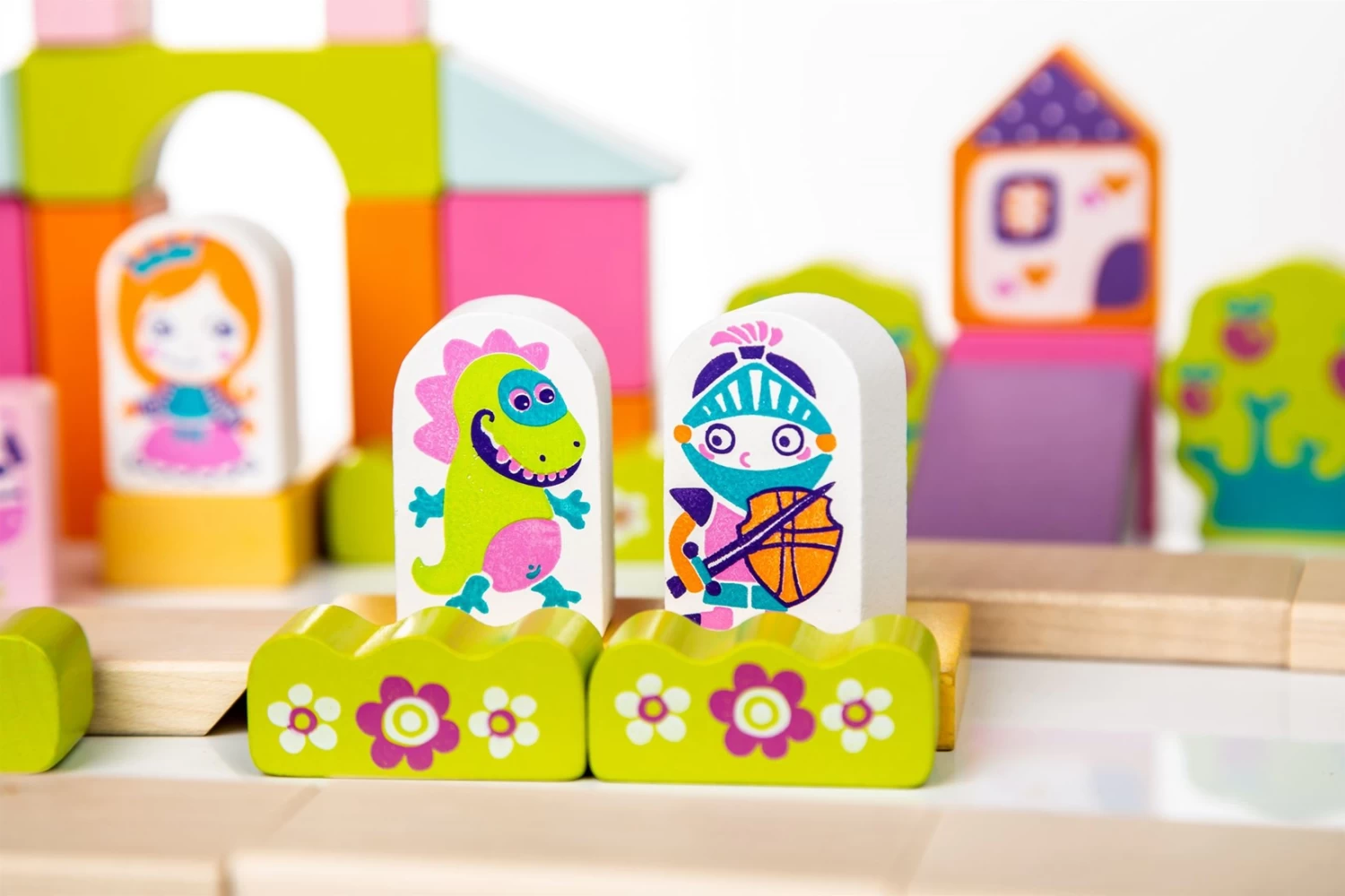 Cubika Holzblöcke Set Schloss 6 Cubika Holzblöcke Set Schloss – Bild 4