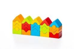 Cubika Holzstapeltürme Block Set -Kinder Welt Verkauf 15016