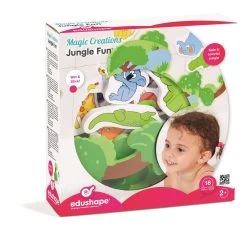 Edushape Magische Kreationen - Dschungel Spaß - 18 Stück -Kinder Welt Verkauf 547005 5