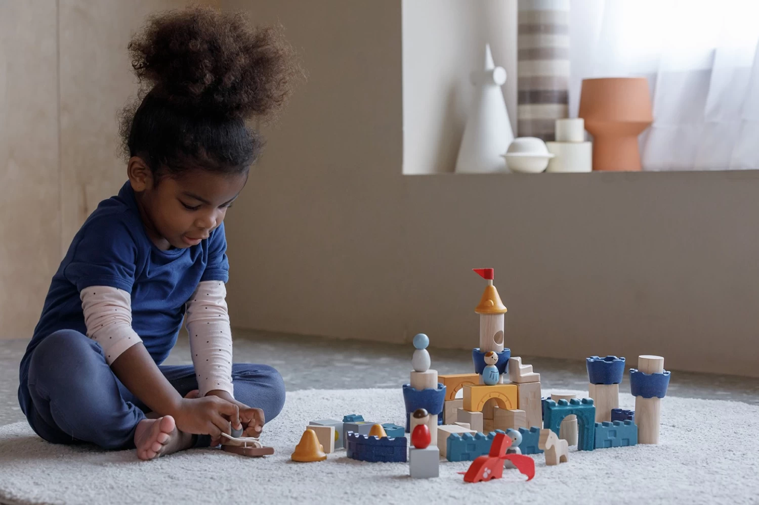 Plan Toys PlanToys Holzspielzeug Burg-Blöcke-Orchard 9 Plan Toys PlanToys Holzspielzeug Burg-Blöcke-Orchard – Bild 7