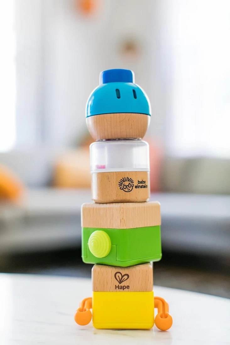 Baby Einstein By Hape E11886 - Vier Verrückte Bausteine, Mehrfarbig 6 Baby Einstein By Hape E11886 - Vier Verrückte Bausteine, Mehrfarbig – Bild 4