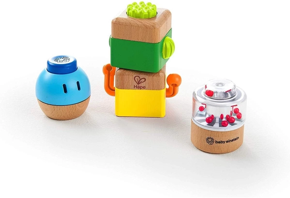 Baby Einstein By Hape E11886 - Vier Verrückte Bausteine, Mehrfarbig 3 Baby Einstein By Hape E11886 - Vier Verrückte Bausteine, Mehrfarbig
