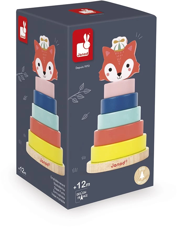 Janod Baby Forest Magnetset Tiere 4 Janod Baby Forest Magnetset Tiere – Bild 2