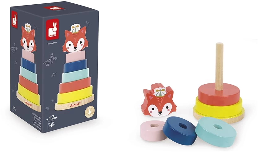 Janod Baby Forest Magnetset Tiere 5 Janod Baby Forest Magnetset Tiere – Bild 3