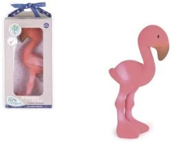 Bidedyr/badedyr Fra Tikiri - Helstøbt - Flamingo