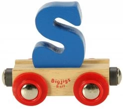 BIGJIGS RAIL BR119 Name Letter S (Colours Vary) By Bigjigs Toys