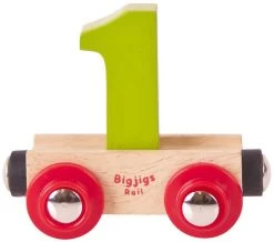 BigJigs Rail Name Number 1 , Zahlenwagen 1