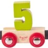 BigJigs Rail Name Nummer 5 , Nummer Wagon 5 -Kinder Welt Verkauf bigjigs rail name nummer 5 nummer wagon 5