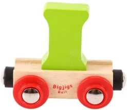 Bigjigs Rail Rail Buchstabenzug I (Der Lieferumfang Umfasst Nur EIN Stück)