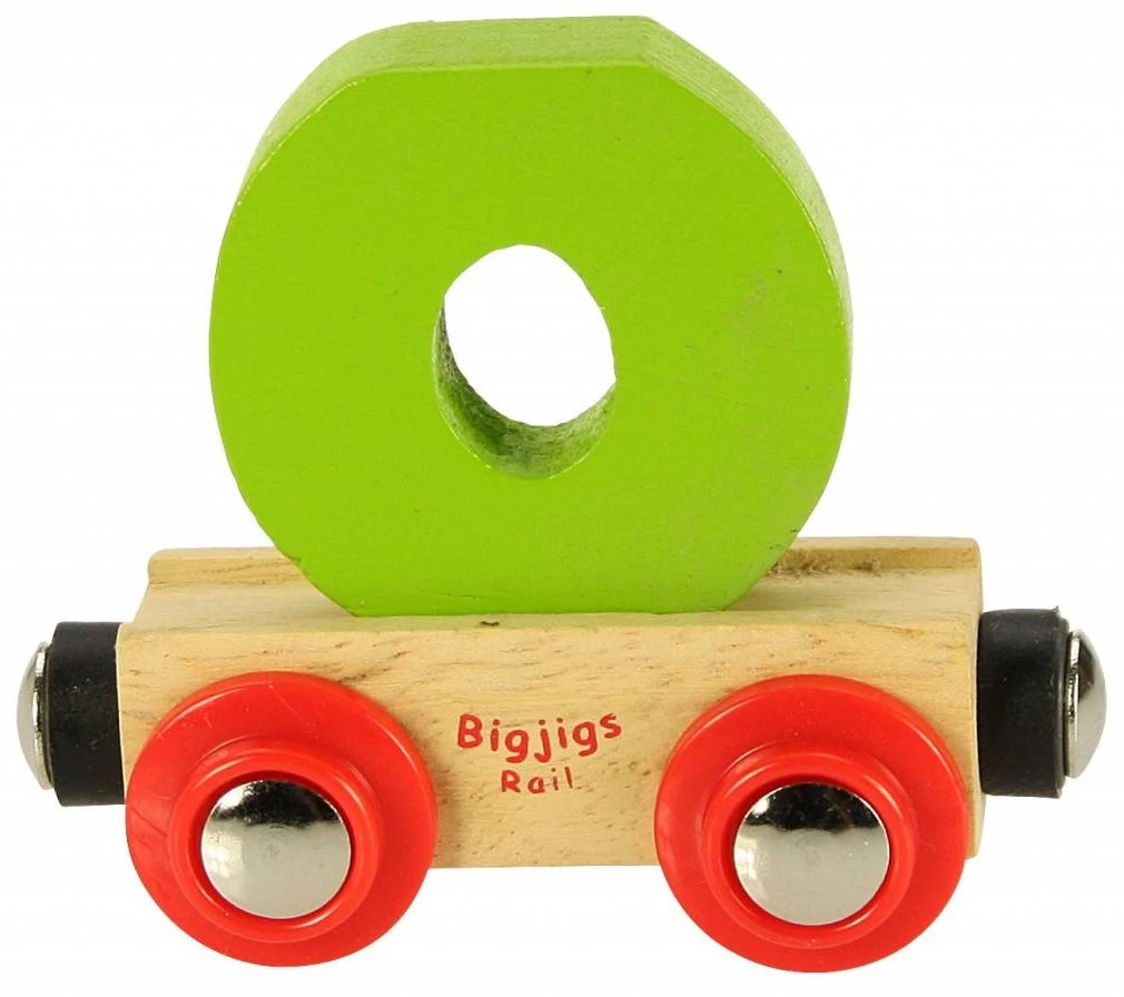 Bigjigs Rail Rail Buchstabenzug O (Der Lieferumfang Umfasst Nur EIN Stück) 3 Bigjigs Rail Rail Buchstabenzug O (Der Lieferumfang Umfasst Nur EIN Stück)