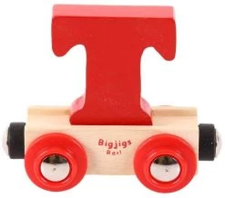 Bigjigs Rail Rail Buchstabenzug T (Der Lieferumfang Umfasst Nur EIN Stück)