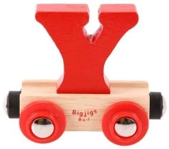 Bigjigs Rail Rail Buchstabenzug Y (Der Lieferumfang Umfasst Nur EIN Stück)