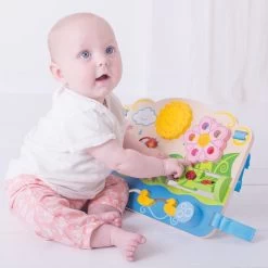 Bigjigs Toys Blumiges Aktivitätsstation -Kinder Welt Verkauf bigjigs toys blumiges aktivitaetsstation 3