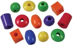 Bigjigs Toys Jumbo Perlen Und Perlenschnüre (720 Teile)