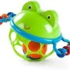 Bright Starts, Oball Jingle & Shake Pal, Frosch Greifball Mit Glockenball, Greifring Und Schiebekugeln Im Flexiblen, Leicht Greifbaren Design -Kinder Welt Verkauf bright starts oball jingle shake pal frosch greifball mit glockenball greifring und schiebekugeln im flexiblen leicht greifbaren design