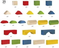 Brio Bunte Holzbausteine 25 Teile - 30114 -Kinder Welt Verkauf brio bunte holzbausteine 25 teile 30114 3