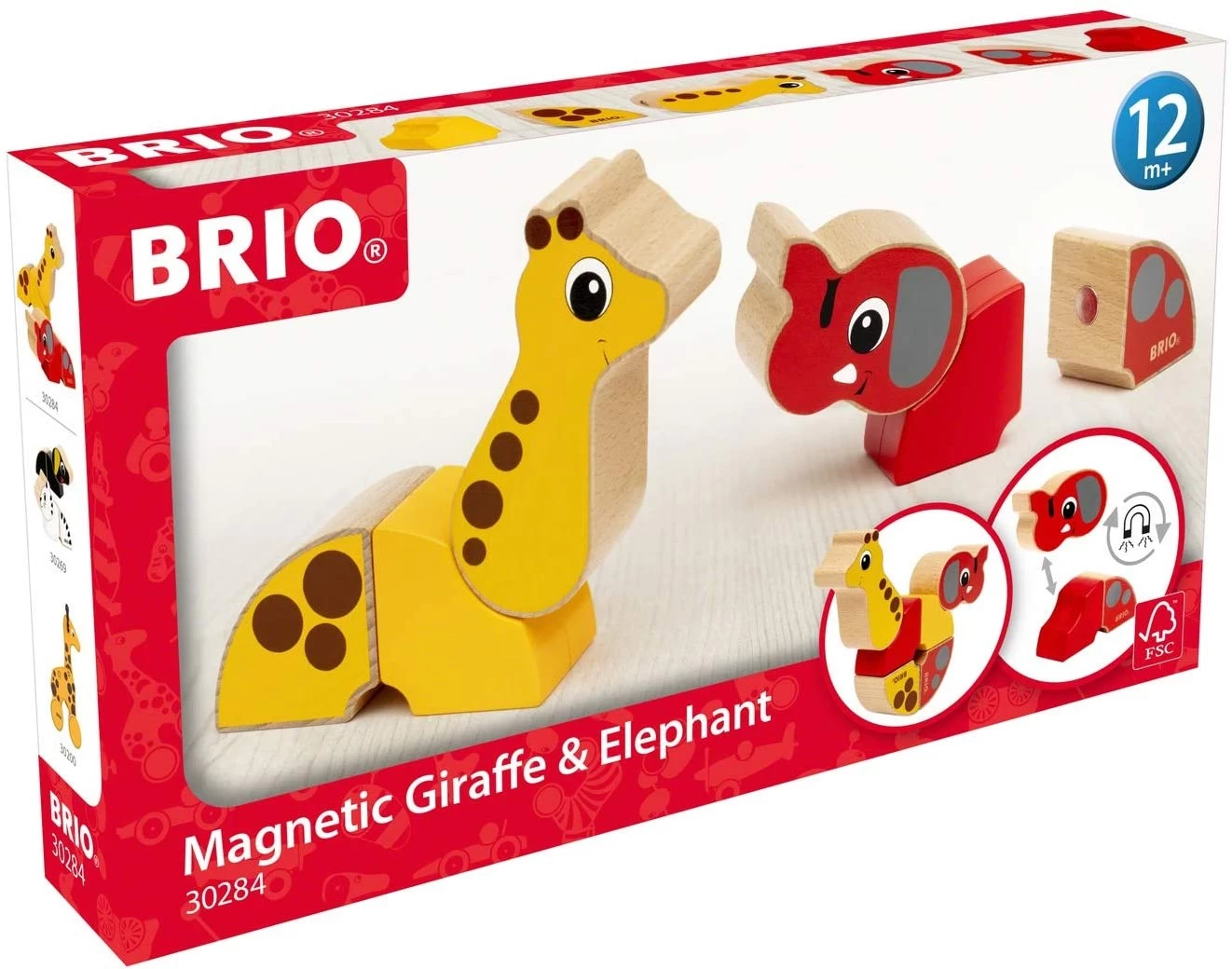 BRIO Magnetic Giraffe And Elephant 5 BRIO Magnetic Giraffe And Elephant – Bild 3