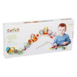 Cubika Holzfädelspiel - Fröhlicher Fische -Kinder Welt Verkauf cubika holzfaedelspiel froehlicher fische 2