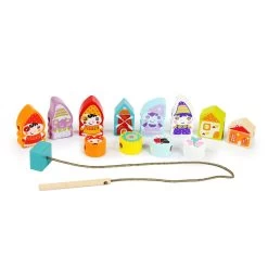 Cubika Holzfädelspiel - Glückliche Zwerge -Kinder Welt Verkauf cubika holzfaedelspiel glueckliche zwerge 3