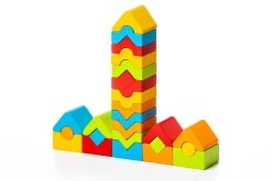 Cubika Holzstapeltürme Block Set