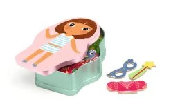 Djeco DJ03084 Adventskalender Magnete Spielzeuge Magnetische InZeBox Belissimo, Bunt