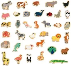 Djeco DJ03124 – Magnetspiel Magnimo Aus Holz MitTieren -Kinder Welt Verkauf djeco dj03124 magnetspiel magnimo aus holz mittieren 2