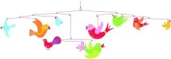 Djeco Mobile Vögel Colourful Flight Of Fancy
