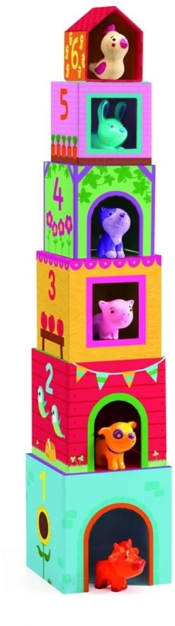 DJECO Topanifarm - 23,5 X 15 X 15 Cm -Kinder Welt Verkauf djeco topanifarm 23 5 x 15 x 15 cm 3