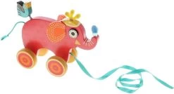 Djeco Ziehfigur Aus Holz - Elefant Indy -Kinder Welt Verkauf djeco ziehfigur aus holz elefant indy 3