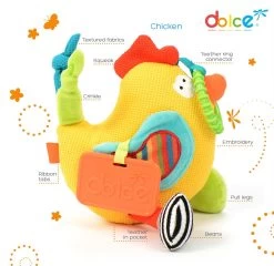 Dolce Classic Aktivitätsspielzeug Huhn Henny - 26 Cm -Kinder Welt Verkauf dolce classic aktivitaetsspielzeug huhn henny 26 cm 3