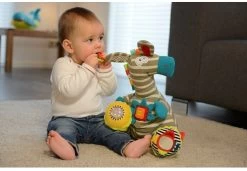 Dolce Classic Aktivitätsspielzeug Zebra Zeddy - 25 Cm -Kinder Welt Verkauf dolce classic aktivitaetsspielzeug zebra zeddy 25 cm 3