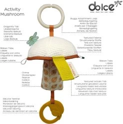 Dolce Earth Aktivitätsspielzeug - Pilz -Kinder Welt Verkauf dolce earth aktivitaetsspielzeug pilz 2