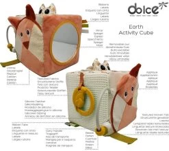 Dolce Earth Aktivitätswürfel - Fiona Fox & Oliver Owl -Kinder Welt Verkauf dolce earth aktivitaetswuerfel fiona fox oliver owl 2