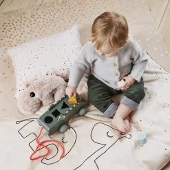 Done By Deer Pull Along Sortierbox Croco Croco Grün -Kinder Welt Verkauf done by deer pull along sortierbox croco croco gruen 2