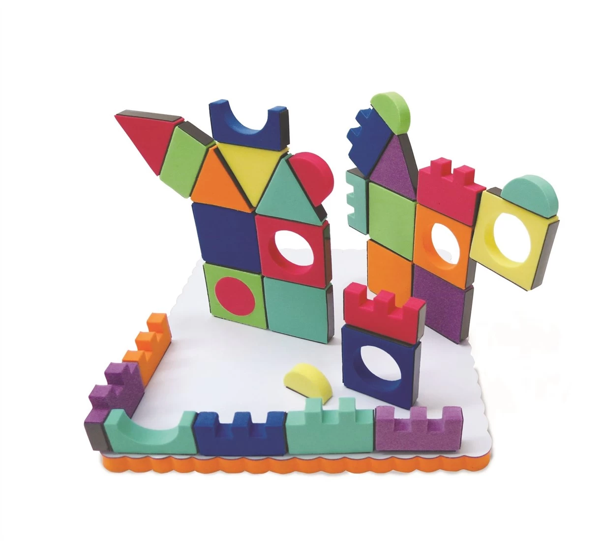 Edushape Magische Formen - Mit Brett - 54 Stück 3 Edushape Magische Formen - Mit Brett - 54 Stück