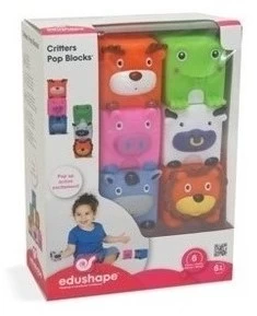 Edushape SOFT& SQUEEZY CRITTER BLOCKS