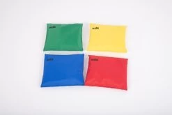 EDX Educations 53359 Sitzsack/Sitzsack, Rot, Blau, Grün, Gelb, 4 Stück