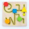 Engelhart - Das Hölzerne Geschicklichkeitsbrett Mit Geometrischen Schiebeformen - 610021