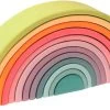 Grimm's Großer Regenbogen Aus Holz Pastell - 12-teilig -Kinder Welt Verkauf grimm s grosser regenbogen aus holz pastell 12 teilig