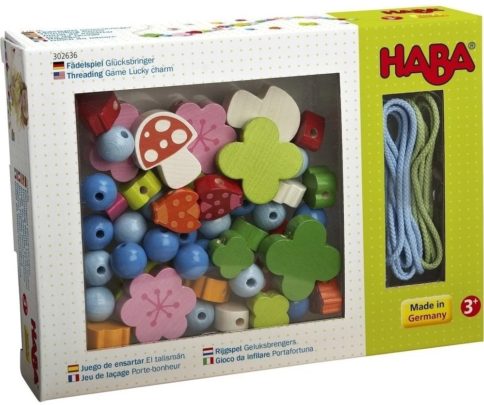 Haba Fädelspiel Glücksbringer 5 Haba Fädelspiel Glücksbringer – Bild 3