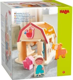 HABA-Sortierkasten Bauernhof -Kinder Welt Verkauf haba houten sorteerbox boerderij 7 delig 2