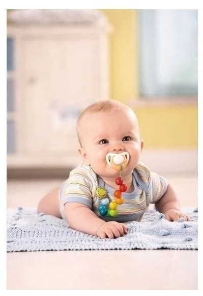 Haba Schnullerkette Regenbogen-Perlen 3 Haba Schnullerkette Regenbogen-Perlen